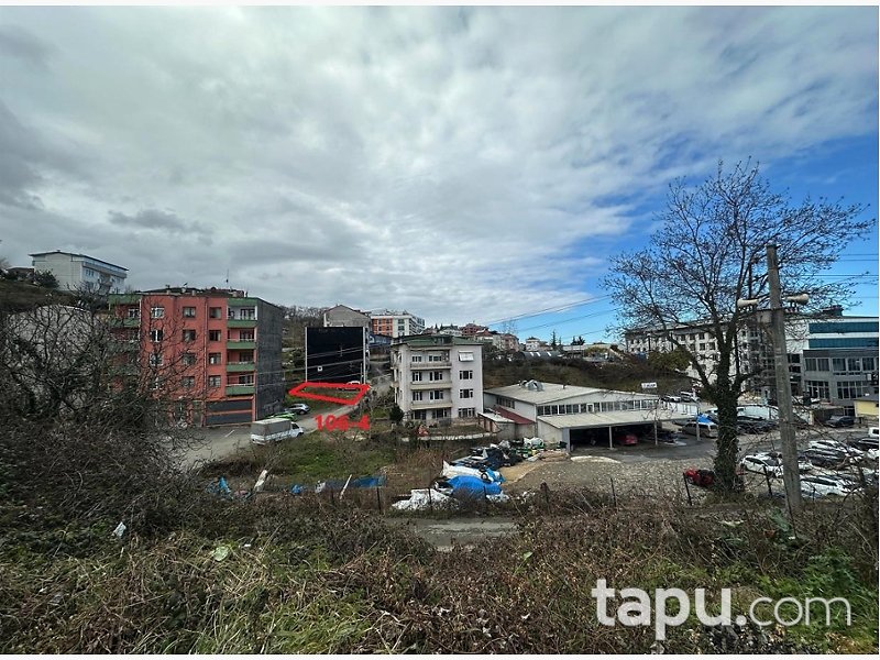 Trabzon Ortahisar Çimenli Mahallesi'nde Yarı Hisseli Konut İmarlı Arsa