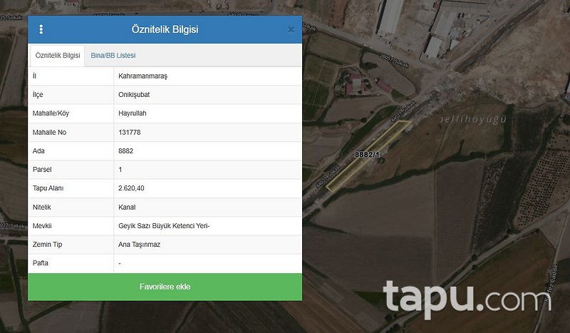 Onikişubat Hayrullah'ta 3 Adet Hisseli Tarla (AS-03307)