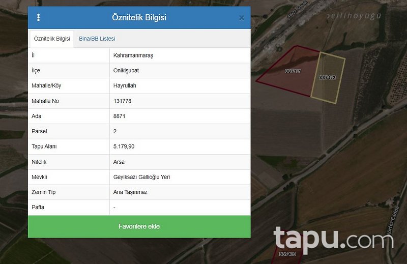 Onikişubat Hayrullah'ta Hisseli 2 Adet İmarlı Arsa (AS-03258)