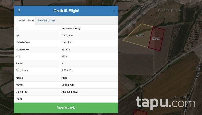 Onikişubat Hayrullah'ta Hisseli 2 Adet İmarlı Arsa (AS-03258)