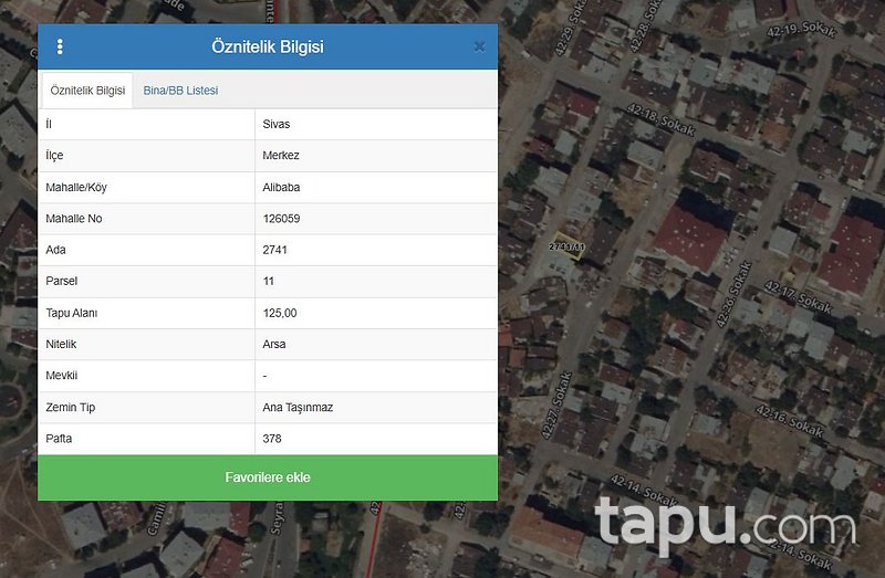 Sivas Merkez Alibaba'da Hisseli Konut İmarlı Arsa (BS-01493)