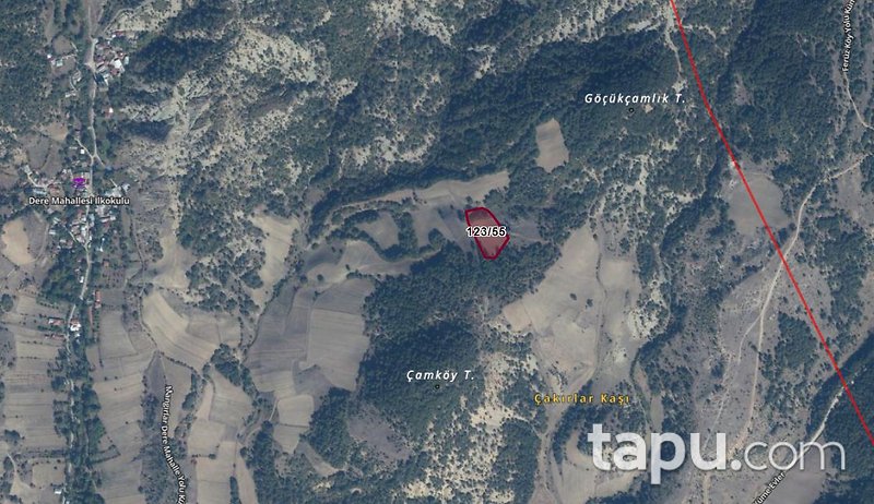 Bolu Mudurnu Mangırlar'da 6.253 m2 Tarla