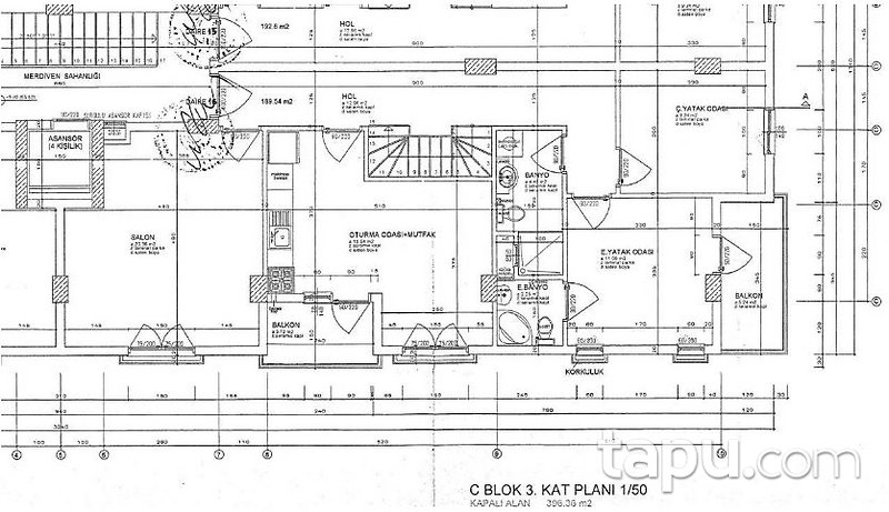 Edirne İpsala Osmanlı Konakları'nde 4+1 Dubleks Daire