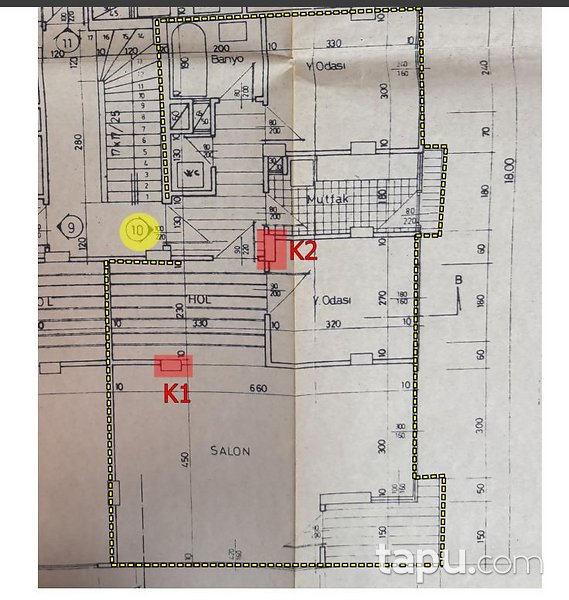 Etiler'de 82 m2 2+1 Daire