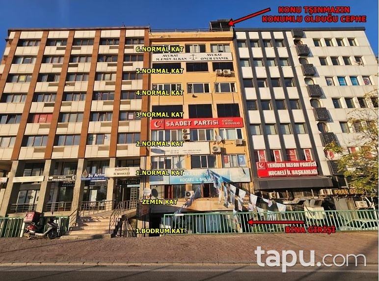 İzmit Kemalpaşa Mahallesi'nde 20 m2 Büro