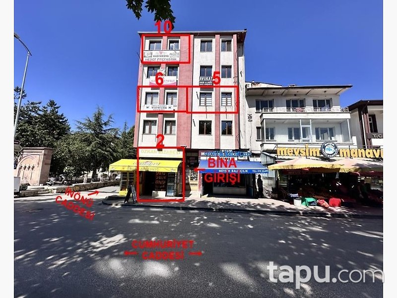 Kastamonu Hepkebirler Cumhuriyet Caddesi'nde 52 m2 Ofis
