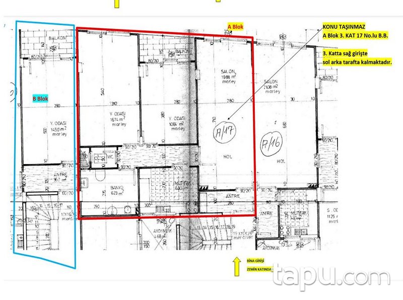 Fatih Hırka-i Şerif Mahallesi'nde 2+1 Daire