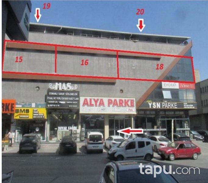 Altındağ Siteler Sırma Caddesi'nde 6 Adet İş Yeri