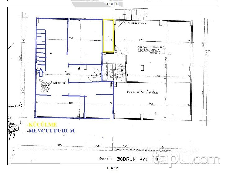 Fıstıkağacı'nda Cumhuriyet Caddesi'ne Cepheli 238 m2 Depolu Asma Katlı Dükkan (100091)