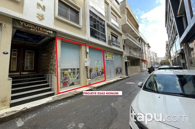 İzmir Çiğli Yeni Mahalle'sinde 101 m2 Dükkan