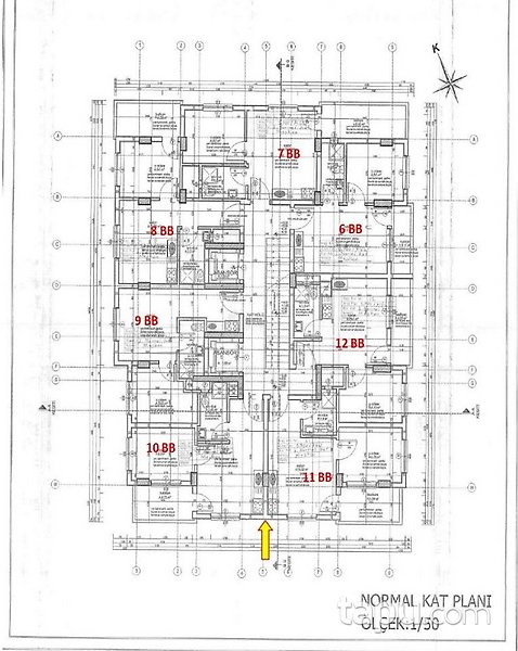 Gaziantep Binevler Mahallesi'nde Tramvaya Yakın 1+1
