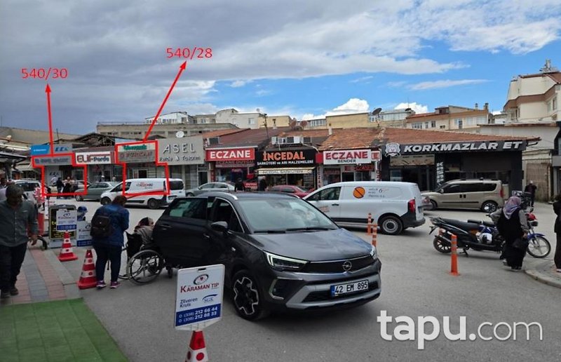 Karaman Merkez Şamkapı Caddesi'nde Hisseli Dükkan