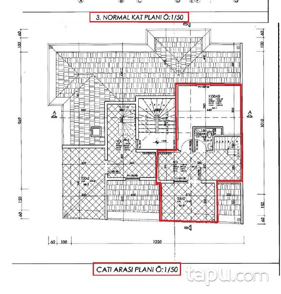Bağcılar Hürriyet Mahallesi'nde 3+1 Çatı Piyesli Daire