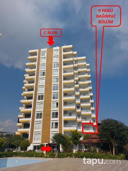 Erdemli Coşkunlar 13 Sitesi'nde 2+1 Daire (1819)