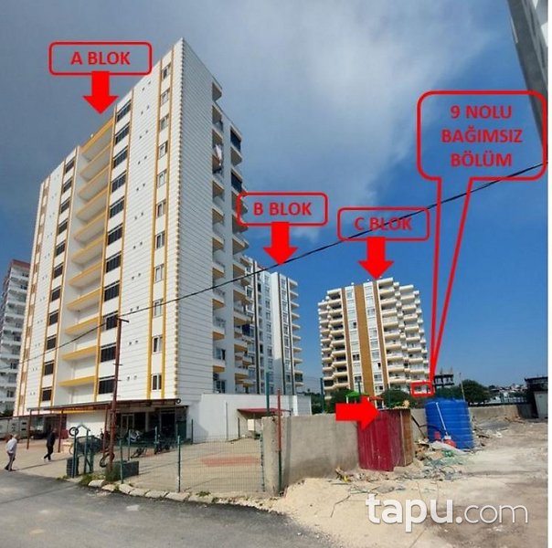 Erdemli Coşkunlar 13 Sitesi'nde 2+1 Daire (1819)