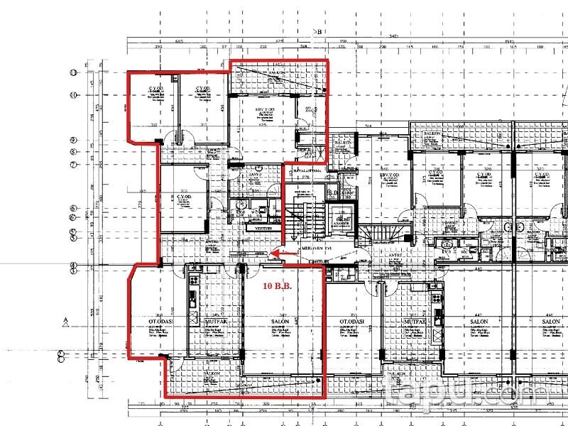 Konya Meram Alavardı Mahallesi'nde 5+1 Daire(1816)