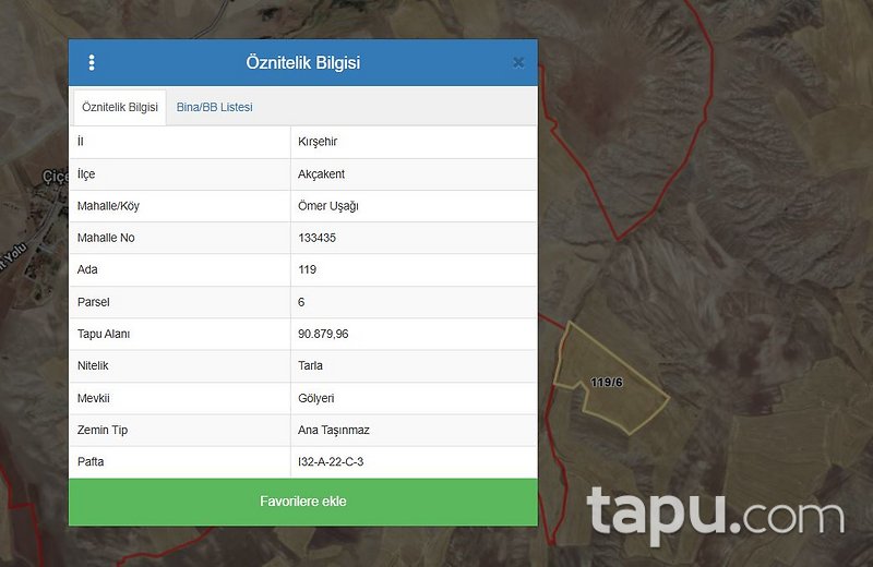 Kırşehir Akçakent Ömer Uşağı Köyü'nde Hisseli 34 Dönüm Tarla