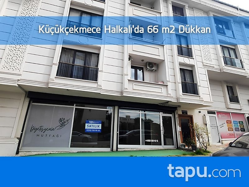 Küçükçekmece Halkalı'da 66 m2 Dükkan
