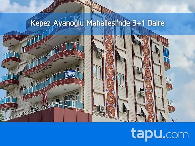 Kepez Ayanoğlu Mahallesi'nde 3+1 Daire