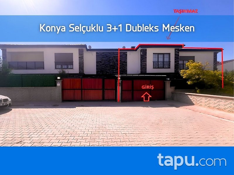 Konya Selçuklu Hanaybaşı Mahallesi'nde 4+1 Dubleks Mesken