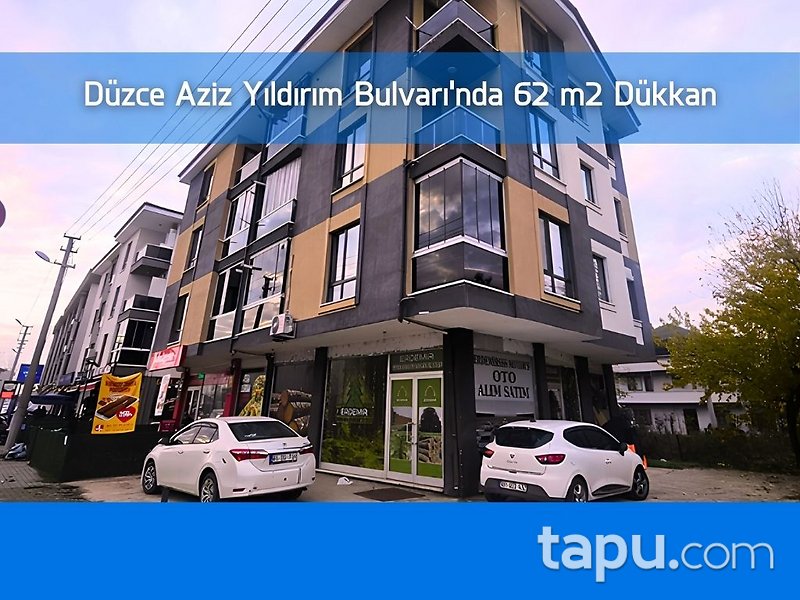 Düzce Aziz Yıldırım Bulvarı'nda 62 m2 Dükkan
