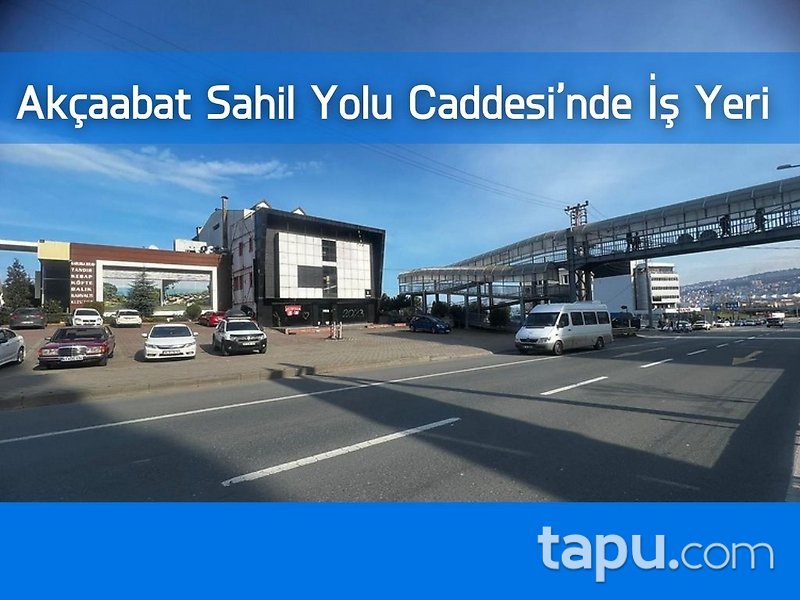 Akçaabat Sahil Yolu Caddesine Cepheli Kurumsal Kiracılı İş Yeri