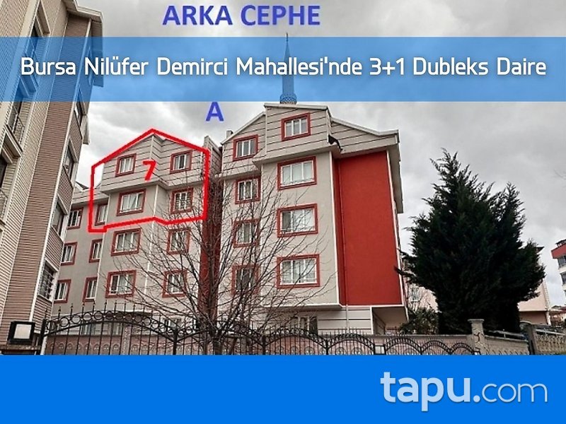 Bursa Nilüfer Demirci Mahallesi'nde 3+1 Dubleks Daire