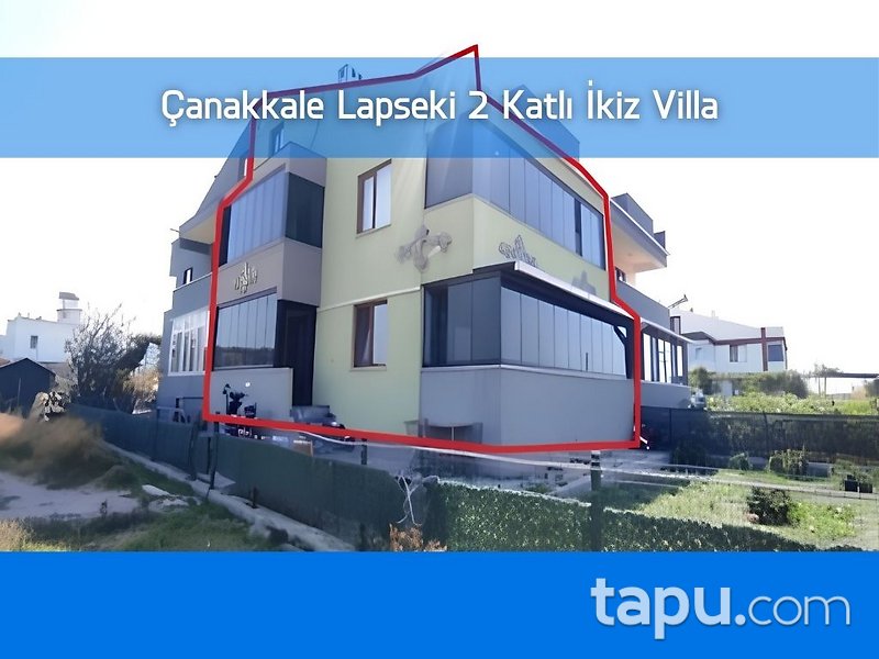 Çanakkale Lapseki Tekke Mahallesi'nde 2 Katlı İkiz Villa