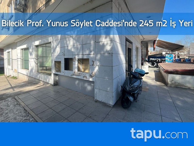 Bilecik Osmaneli Prof. Yunus Söylet Caddesi'nde 245 m2 İş Yeri (100507)