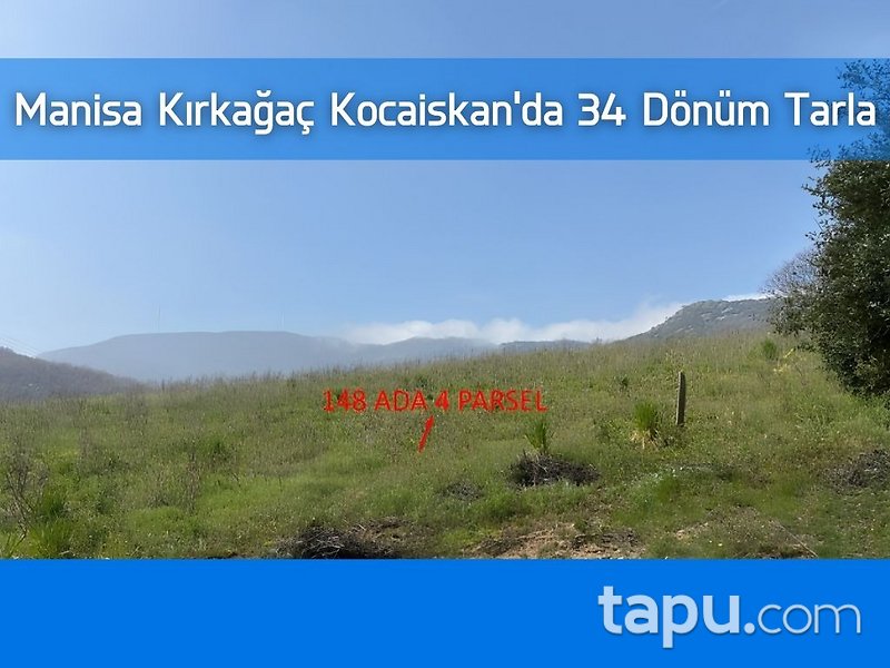 Manisa Kırkağaç Kocaiskan'da 34 Dönüm Tarla