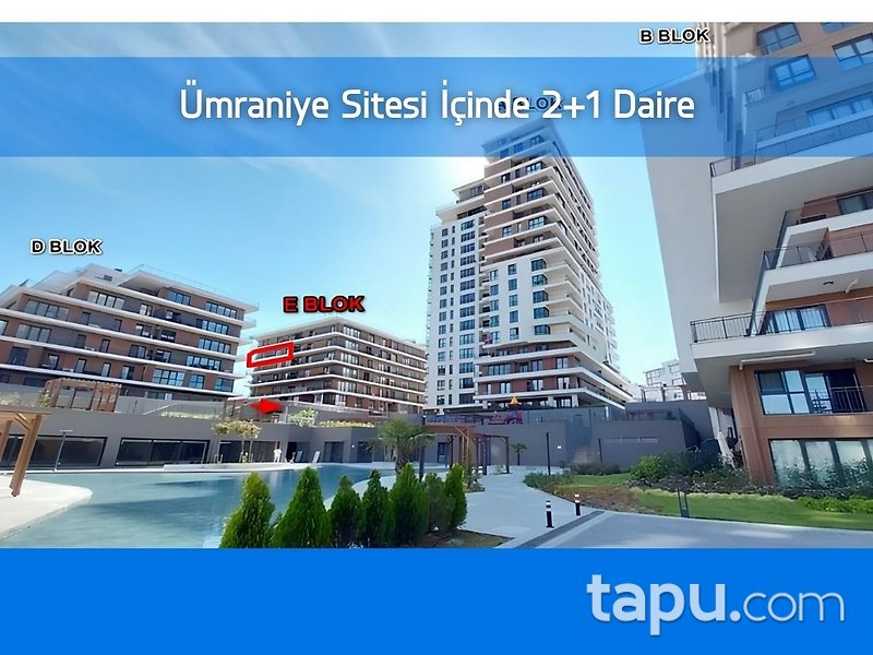 Ümraniye Narlıbahçe Sitesi'nde 2+1 Daire