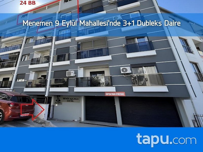 Menemen 9 Eylül Mahallesi'nde 3+1 Dubleks Daire