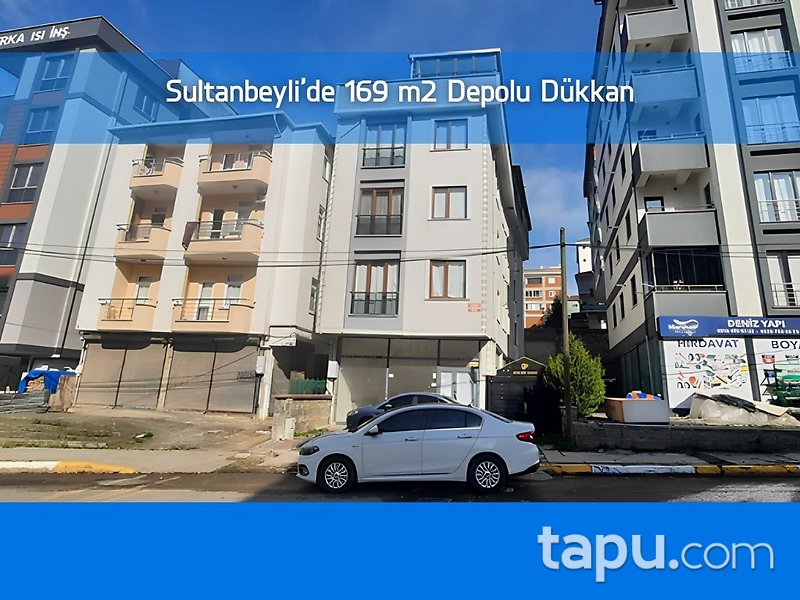 Sultanbeyli Yunus Emre Caddesi'nde 169 m2 Depolu Dükkan