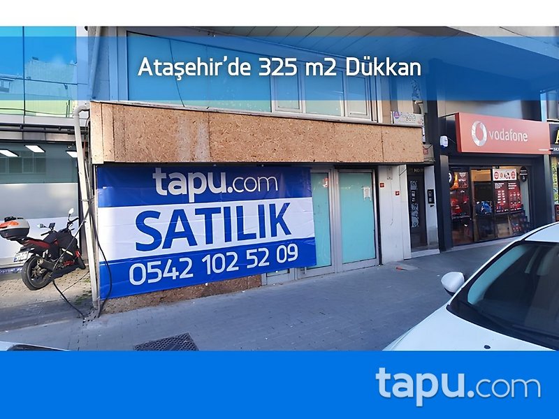 Ataşehir Küçükbakkalköy Başöğretmen Caddesi'nde 325 m2 Dükkan