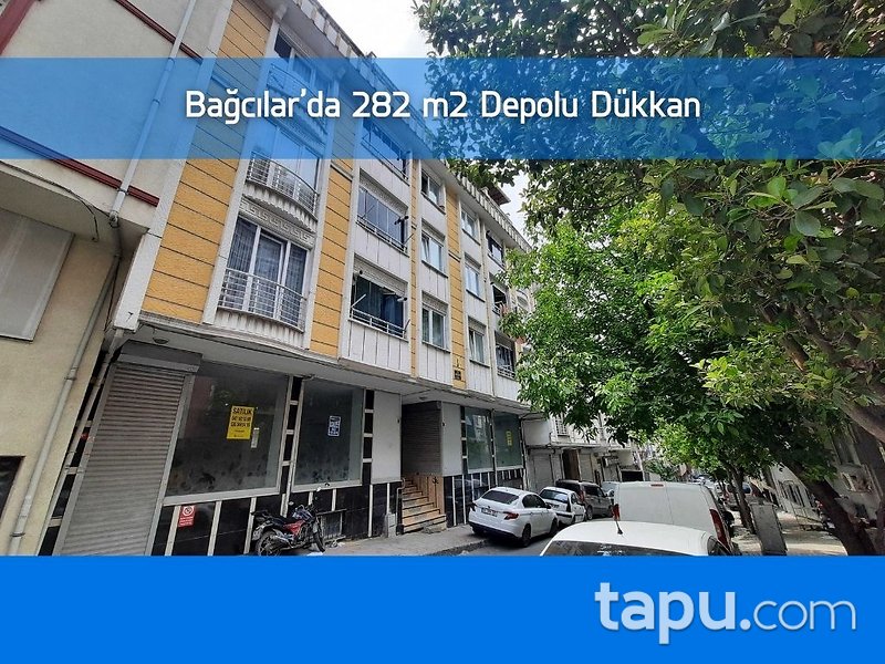 Bağcılar 15 Temmuz Mahallesi'nde 282 m2 Depolu Dükkan