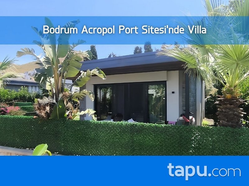 Bodrum Acropol Port Villaları Sitesi'nde 1+1 Villa