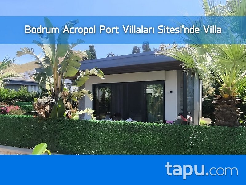 Bodrum Acropol Port Villaları Sitesi'nde 1+1 Villa