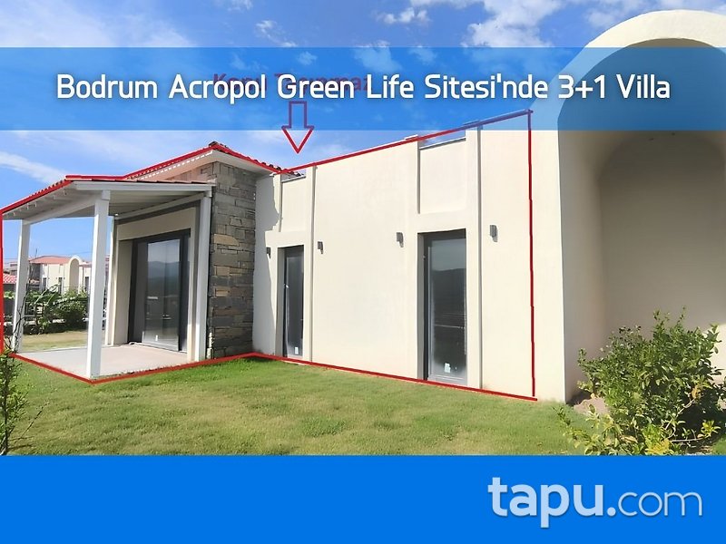 Bodrum Acropol Green Life Sitesi'nde 3+1 Villa