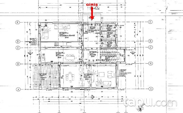 Sur Azel Rozpark Sitesi'nde 5+1 Villa