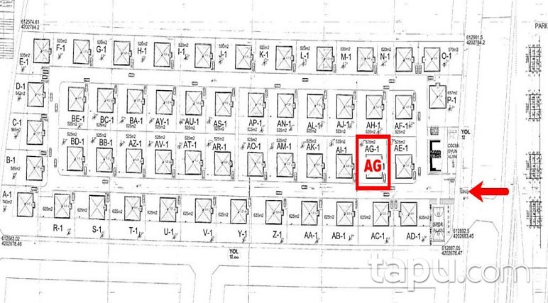 Sur Azel Rozpark Sitesi'nde 5+1 Villa