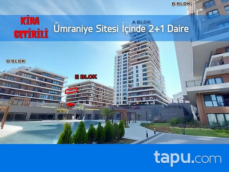 Ümraniye Narlıbahçe Sitesi'nde 2+1 Daire