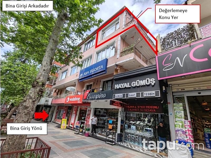 Kartal Orhantepe Çınar Caddesi'nde Hisseli 2+1 Daire (BS-02949)