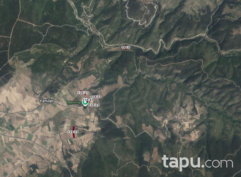 Kastamonu Taşköprü Yeniler'de Hisseli 6 Adet Tarla (AS-02431)