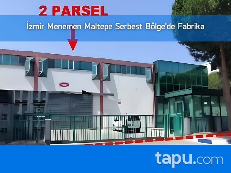 İzmir Menemen Maltepe Serbest Bölge'de 4775 m2 Fabrika(306586)
