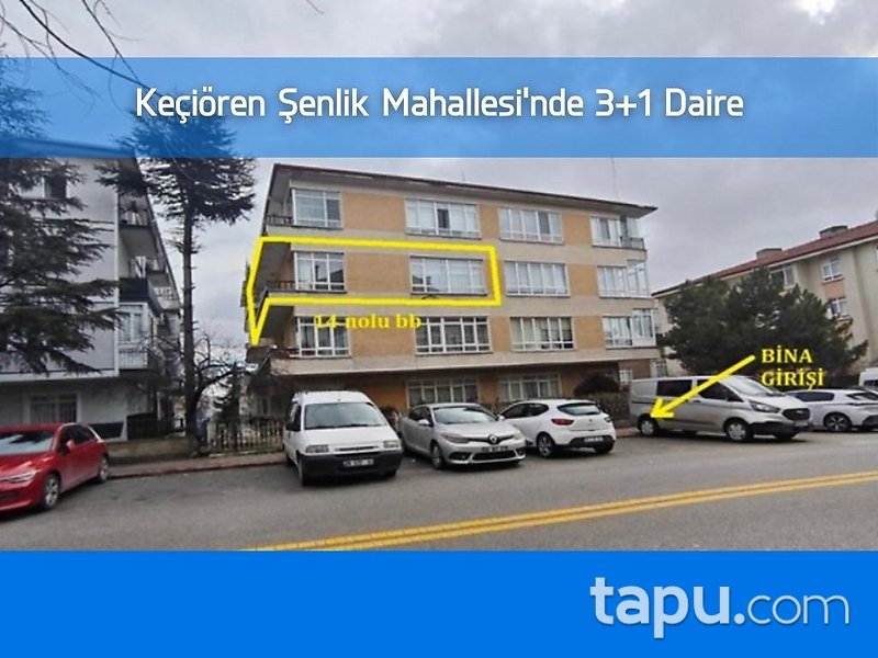 Keçiören Şenlik Mahallesi'nde 3+1 Daire