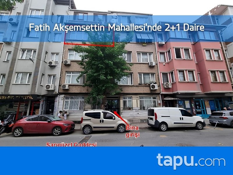 Fatih Akşemsettin Mahallesi'nde 2+1 Daire (3523)