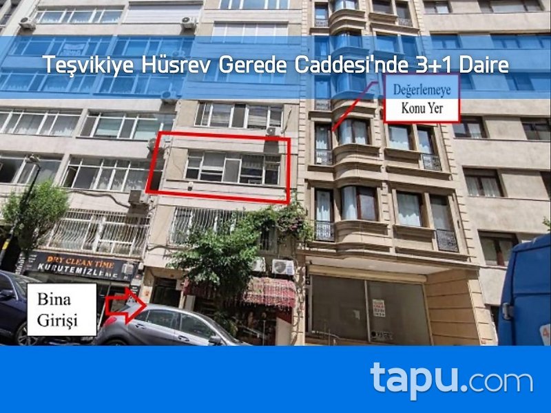 Teşvikiye Hüsrev Gerede Caddesi'nde 3+1 Daire (2984)