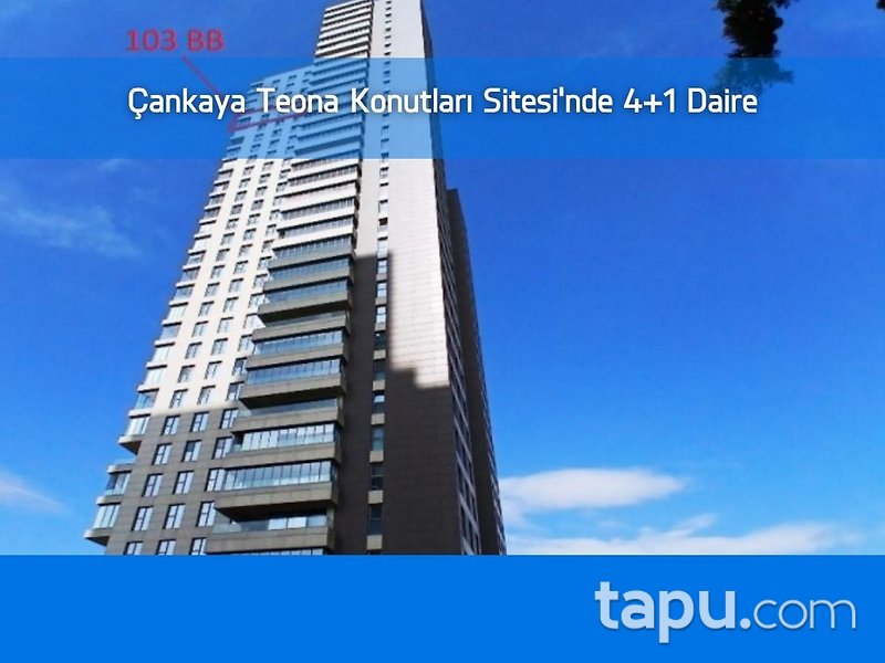 Çankaya Teona Konutları Sitesi'nde 4+1 Daire