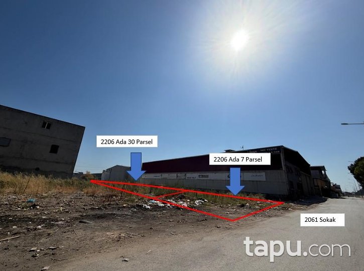 Adana Yüreğir 325 m2 Küçük Sanayi İmarlı Arsa