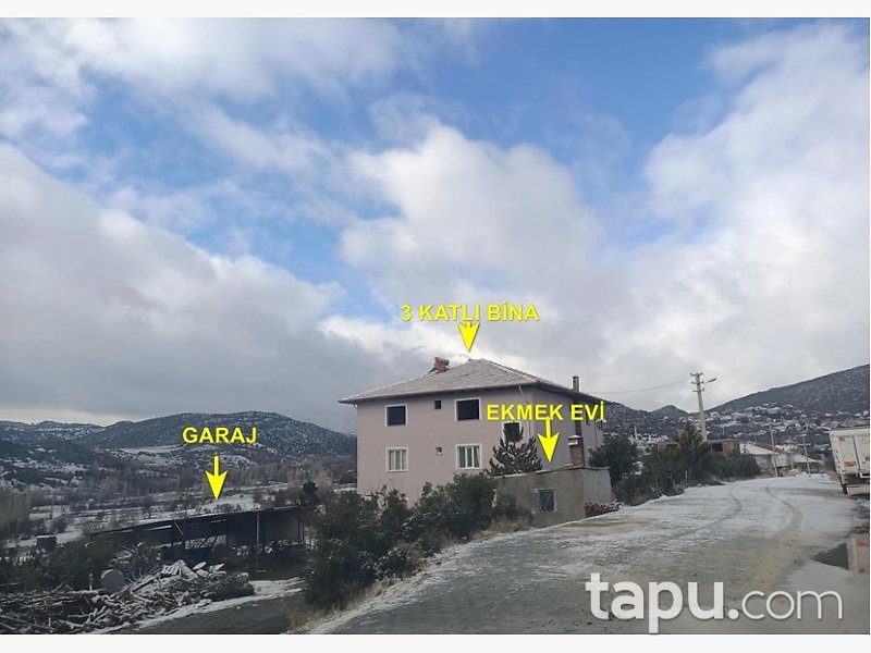 Burdur Çavdır Kozağaç'ta Bina Ve Arsası